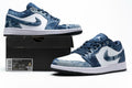 Air Jordan 1 Low Washed Denim Reps Sneaker CZ8455-100