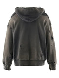 SAINT MXXXXXX distressed hoodie