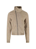 Rick Owens Tower Bauhaus asymmetric-zip funnel-neck sweater